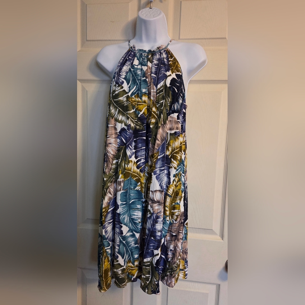 Enfocus Studio Tropical Print Sun Dress Size 6